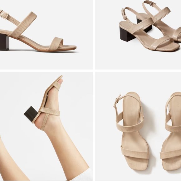 Everlane Shoes - EUC Beautiful Everlane Double-Strap Block Heel Sandals